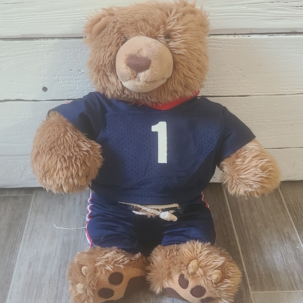Gund Bear 16" Plush With Clothes"